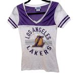 Nba  Women’s Lakers Jersey Tissue Short Sleeve Tee Size S Photo 0