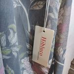 Hibluco Sheer Chiffon Black Floral Kimono Cardigan Long Swimwear Cover Up Sz 2XL Photo 5