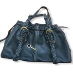 Fossil Vintage Y2K  Black Leather Satchel Grunge Steampunk Whimsigoth Photo 7