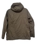 LL Bean Winter Warmer Jacket Womens medium Fleece Lined Hooded Tan 271136 Photo 1