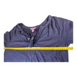 Lilly Pulitzer Del Lago Dress Women's Navy Blue Cotton Blend Bell Sleeve Size S Photo 4