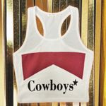 Cowboy Cropped Tank Top White Size M Photo 0