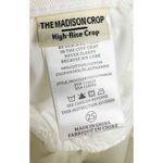 BLANK NYC  Madison Crop Jeans High-Rise Distressed White Denim Size 25 Cropped Photo 4