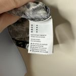 American Eagle  Black/White Floral Cropped Short Sleeve Shirt Women's Medium Photo 1