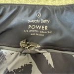 Sweaty Betty  Power 7/8 Leggings Womens Large US 12 Blue Paint Yoga Active Pants Photo 1