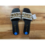 Unisa Women shoes sandalas Beige Slide Wedge Size 7.5 NWT Photo 2