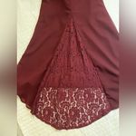 Christina Wu  burgundy lace and chiffon formal dress nwot Photo 5