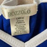 Bozzolo  Royal Blue and White bodysuit large Photo 1