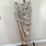 House Of CB  Vesper Gathered‎ Side Slit Skirt NWOT size L Photo 3