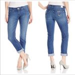 Hudson Jeans Hudson Bacara Crop Straight Cuffed Jeans in Dean Wash Photo 1