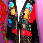 Chico's Chico’s Oriental Prints Cardigan L Photo 5