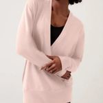 Athleta NWOT ORCHID PINK PURANA V-NECK WRAP SWEATSHIRT SWEATER Photo 1