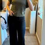 Halogen Army Green Knit Top Photo 0