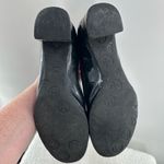 Tory Burch Reva Amy Black Patent Leather Casual Block Heel Photo 6