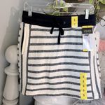 Jones New York Skort Knit Skirt Black Cream Drawstring Photo 4