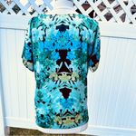 Vince Camuto  Colorful Blouse Desert Horizons Malibu Blue Photo 12