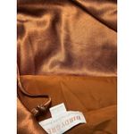 Birdy Grey  Lisa‎ Satin Slip Midi Dress Copper Size Small Wedding Guest Cowl Neck Photo 5