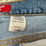 Levi's Classic Slim Stretch Fit Denim Blue Jeans Cropped Casual Style Vintage Photo 5