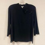 Misook  Oriental Mandarian Collar Top Size Small VGUC Photo 0