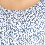 Michael Kors Women's Mini Lily Knit Peasant Top - Vintage Blue XS Photo 1