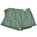Diane Von Furstenberg  DVF For Target Plus Sz 2X Mini Skort Faux Wrap Green Geo Photo 3