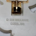 Hallmark Vintage 1981 Easter Bunny Pin Brooch Multicolor Painter 2" Photo 2