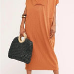 Free People  Sunshower Maxi Dress Size M Made In USA Photo 0