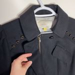 Anthropologie Leifsdottir military coat size 4 Black Photo 4