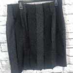 Richard Malcom Frayed Aline Dark Academia Career Work Lined Skirt Size 12 Photo 0