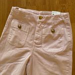 ZARA  Pink Wide Leg Crop Pants Photo 5