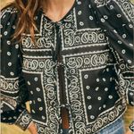 Hunter Bell KATIE TOP Tie Front Bandana Print Top NEW Photo 3