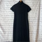 Classiques Entier  Vintage Dark Gray Merino Wool Short Sleeve Maxi Dress Large Photo 1