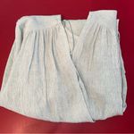 Free People  Blouse Womens XS pale Green Gauze Poet Top Boho Oversized Peasant Photo 13