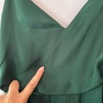 Fame and Partners Emerald Green Drop Waist Maxi Dress Holiday Women's 4 / Small Photo 13