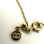 Gorjana 18k gold plated libra opalite coin necklace Photo 5