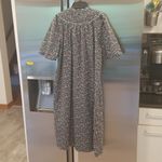 Vintage 80's HerbCraft II House Coat Duster Cottagecore Prairie Floral Medium Photo 1