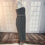 Anthropologie Elevenses sweetheart strapless peak a boo waist cropped jumpsuit size 8 Photo 4