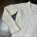 Line The Label White Baby Alpaca & Wool Blend V Neck Cropped Sweater Size XS Photo 8