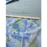 Tsunami size 8 silk linen tropical print skirt. Beach resort cruise ship. Blue Photo 4
