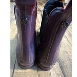 Sam Edelman Women Tinsley Purple Maroon Rubber Ankle Rainboot Booties 9 Photo 4