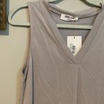 Double Zero NWT purple/gray loose tank Photo 1