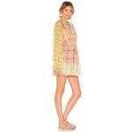 Hemant and Nandita NWT Thick and Thin Striped Dress Yellow, Pink, Orange, White Yellow Photo 1