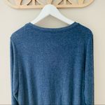 Wildfox ‘Cocktail In My Hand’ Pullover Sweatshirt Blue Sz Medium Photo 8