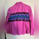 I Love Cowboys OutWest Womens Western Shirt Southwest Aztec Pink Photo 3