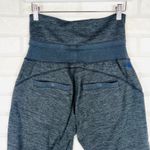 Athleta Gray Heathered Capri Joggers High Rise Drawstring Pockets Womens Size S Photo 6