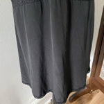 Joie  Black Silk Lace Trimmed Mini Spaghetti Strap Fiorato Slip Dainty Dress Photo 0
