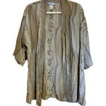 Simply Silk Womens One Size Open Front Oriental Asian Artsy Kimono Jacket Photo 0