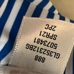 T & B Women’s Black and White Tie Dye Bikini Top Photo 4