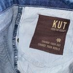 Kut From The Kloth  Blue Denim Cuffed Boyfriend Jean Shorts Women's Size 2 Photo 4