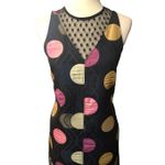 Maeve Retro Tilde Jacquard Mixed Media Colored Polka Dots Dress Size S NWT Photo 7